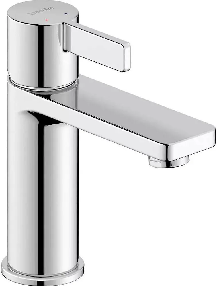 Duravit Baterie lavoar D-Neo DE1020002010, marime M, cartus ceramic, monocomanda, 165 mm, Crom lucios