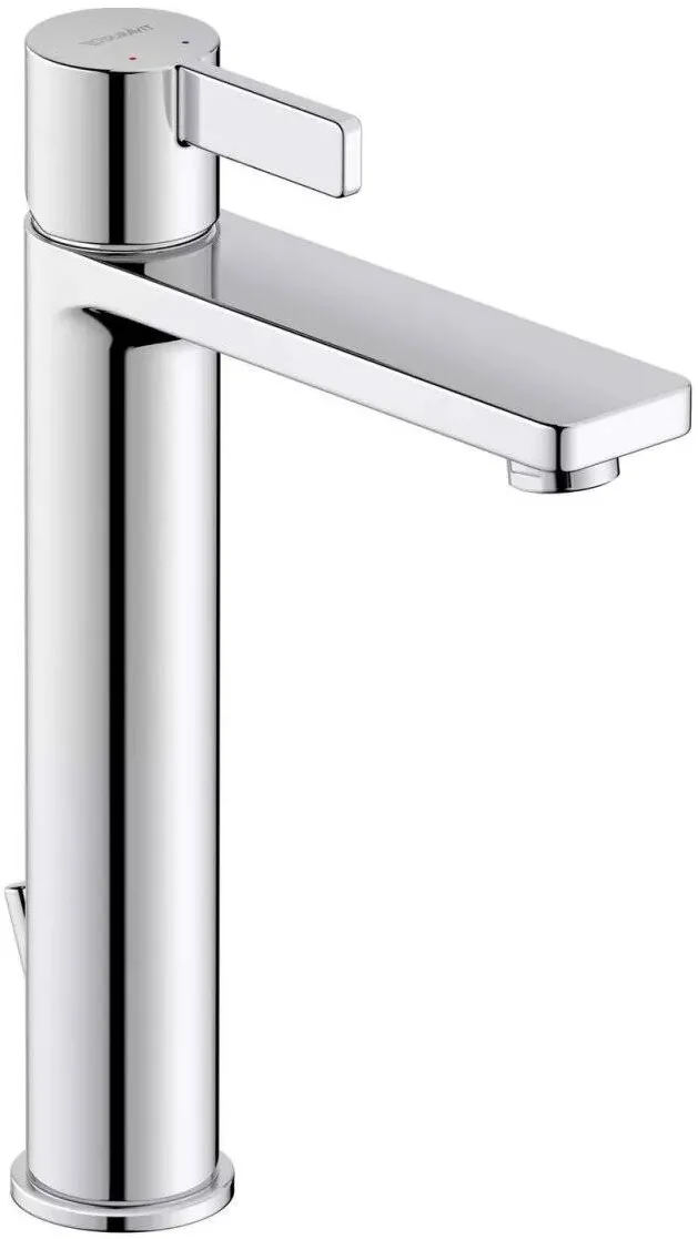 Duravit Baterie lavoar D-Neo DE1030001010, marime XL, cartus ceramic, monocomanda, 270 mm, ventil, Crom lucios