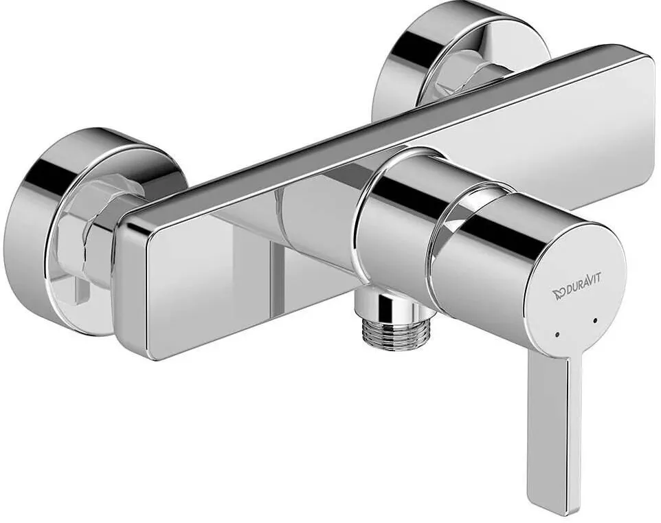 Duravit Baterie dus D-Neo DE4230000010, aparenta, monocomanda, cartus ceramic, Crom lucios
