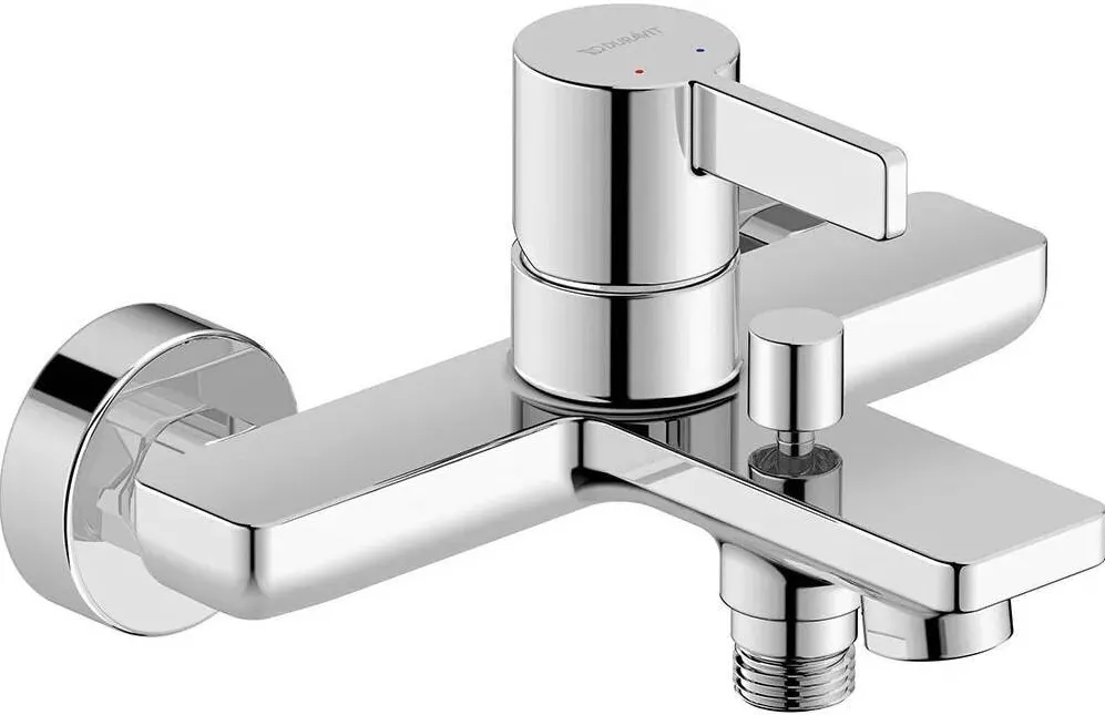 Duravit Baterie cada D-Neo DE5230000010, aparenta, monocomanda, cartus ceramic, diverter, Crom lucios