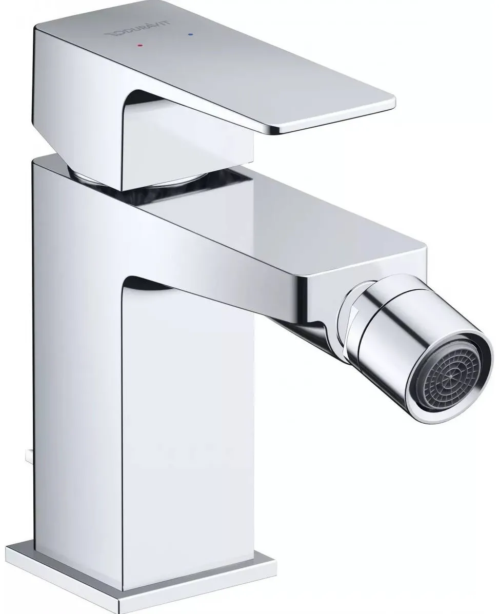 Duravit Baterie bideu Manhattan, cartus ceramic, Crom lucios