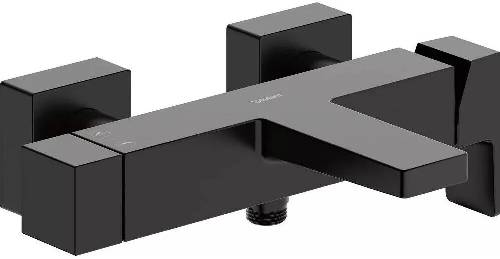 Duravit Baterie cada Manhattan MH5230000046, aparenta, monocomanda, cartus ceramic, diverter, Negru mat
