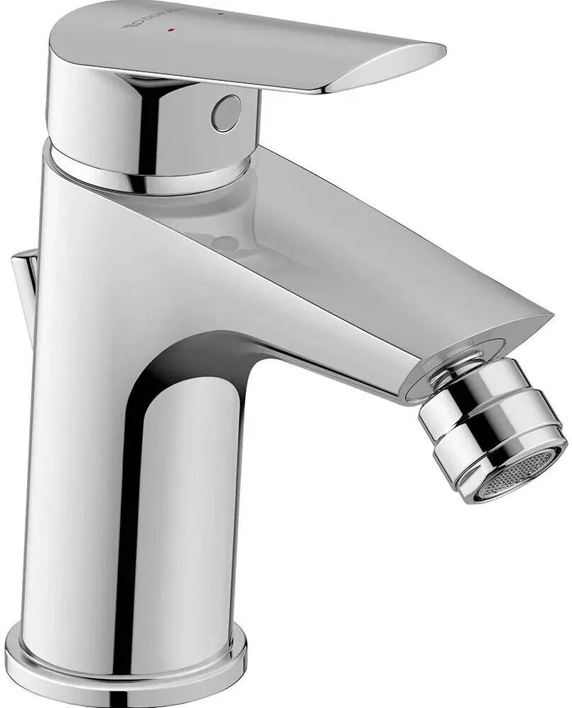 Duravit Baterie bideu DuraStyle N12400001010, marime M, cartus ceramic, monocomanda, 156 mm, ventil, Crom lucios
