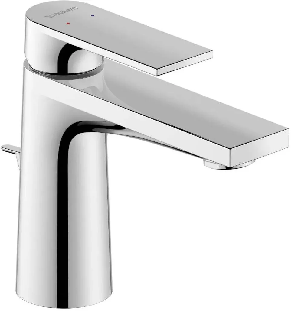 Duravit Baterie lavoar Tulum TU1010001010, marime S, cartus ceramic, monocomanda, 140 mm, ventil, Crom