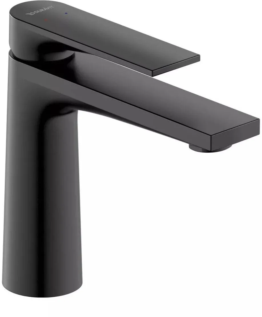 Duravit Baterie lavoar Tulum TU1020002046, marime M, cartus ceramic, monocomanda, 165 mm, Negru mat