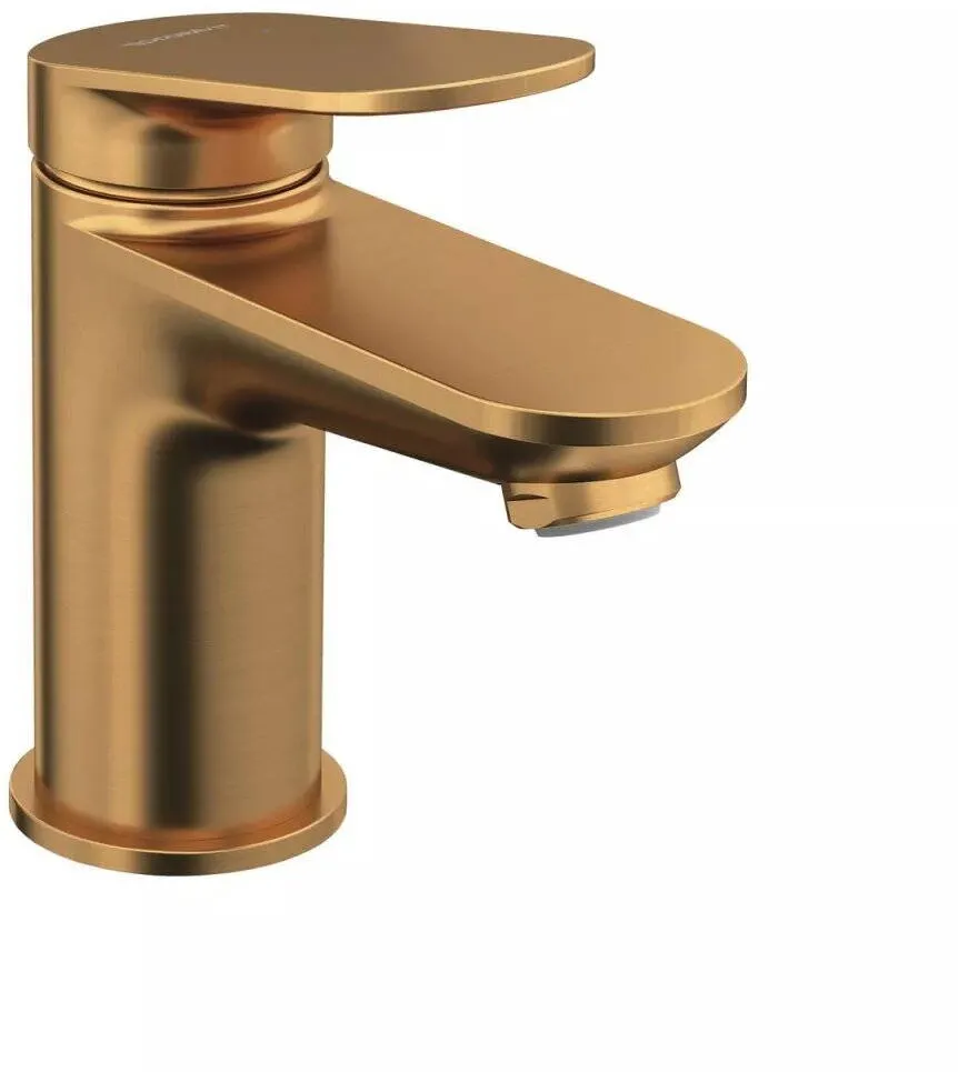 Duravit Baterie lavoar Wave WA1010002004, marime S, cartus ceramic, monocomanda, 137 mm, Bronz mat