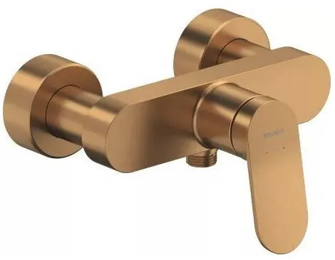 Duravit Baterie dus Wave WA4230000004, aparenta, monocomanda, cartus ceramic, Bronz mat