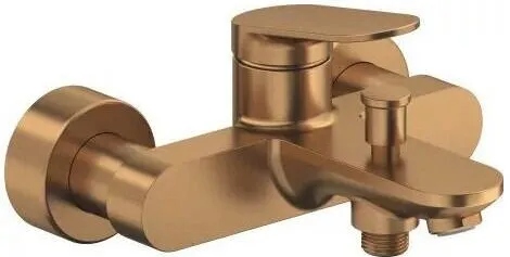 Duravit Baterie cada Wave WA5230000004, aparenta, diverter, monocomanda, cartus ceramic, Bronz mat