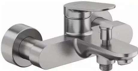 Duravit Baterie cada Wave WA5230000070, aparenta, diverter, monocomanda, cartus ceramic, Otel satinat