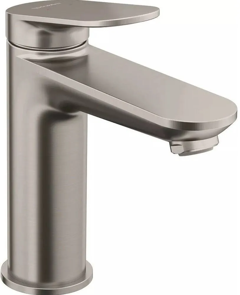 Duravit Baterie lavoar Wave WA1020002070, marime M, cartus ceramic, monocomanda, 171 mm, Otel satinat