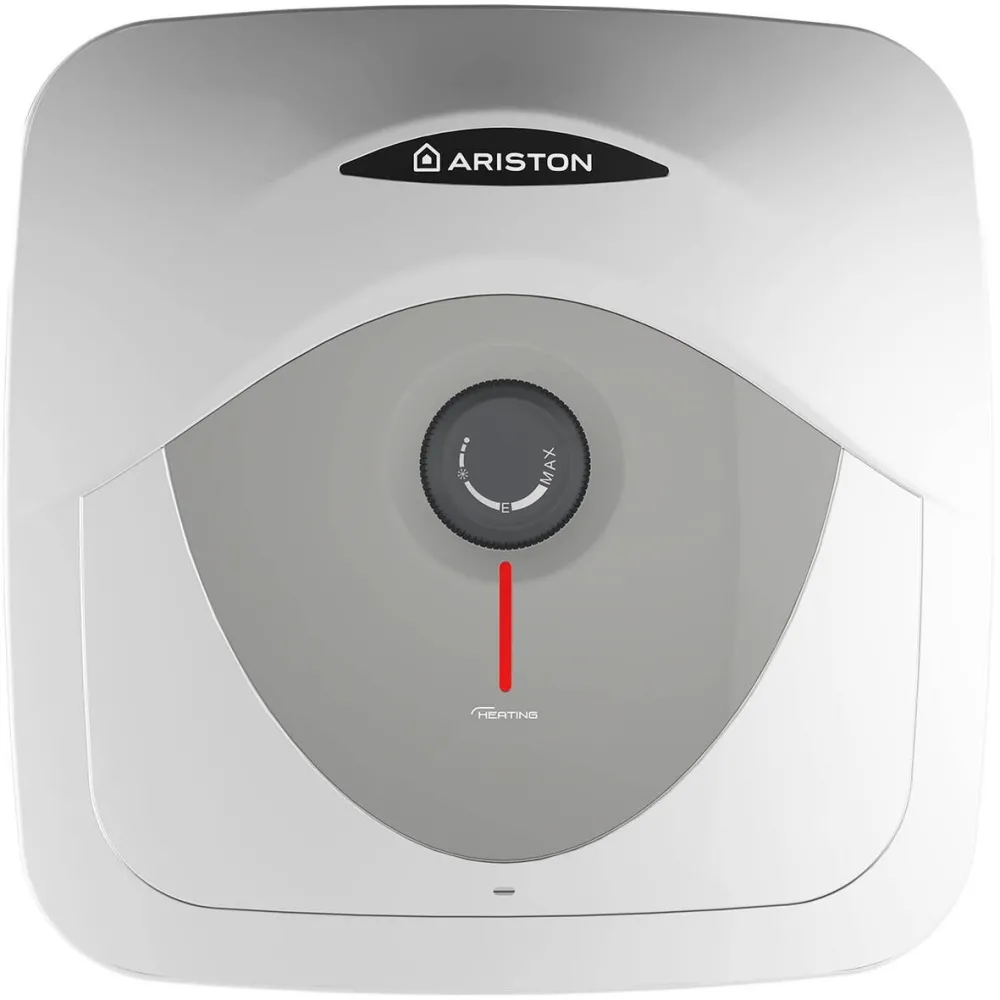 ARISTON Boiler electric Andris RS 10 EU, 10 l, 1200 W, Led iluminat, Protectie electrica IPX1, Montare deasupra chiuvetei, Reglaj extern de temperatura