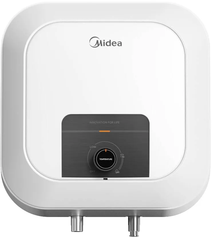 Midea Boiler electric D15-20VD1(O), model compact, volum 15L, control mecanic, montaj deasupra chiuvetei