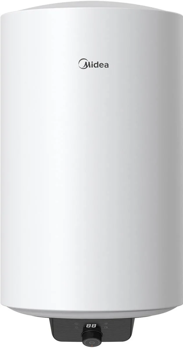 Midea Boiler electric D80-15EFG, seria Lume, model cilindric, volum 80L, control electronic, Supapa de siguranta de reducere a presiunii, protectie supraincalzire, Wifi