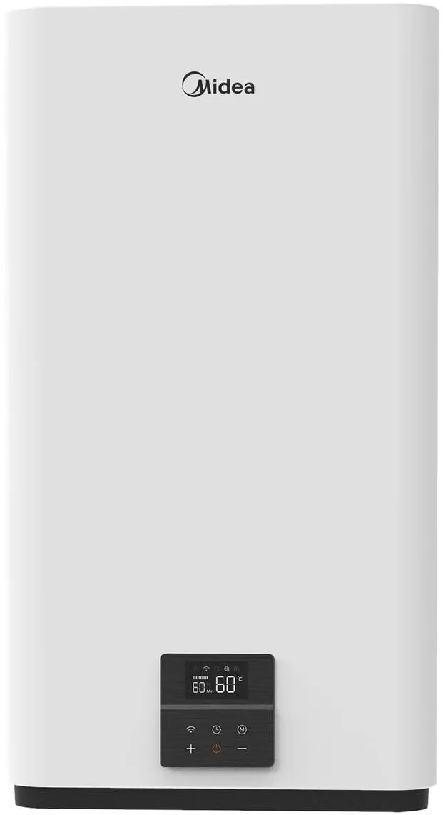 Midea Boiler electric Salute Double Tank, Wi-Fi, volum 80L, control electronic, Dry Heater, Supapa de siguranta de reducere a presiunii, protectie supraincalzire, Clasa energetica B
