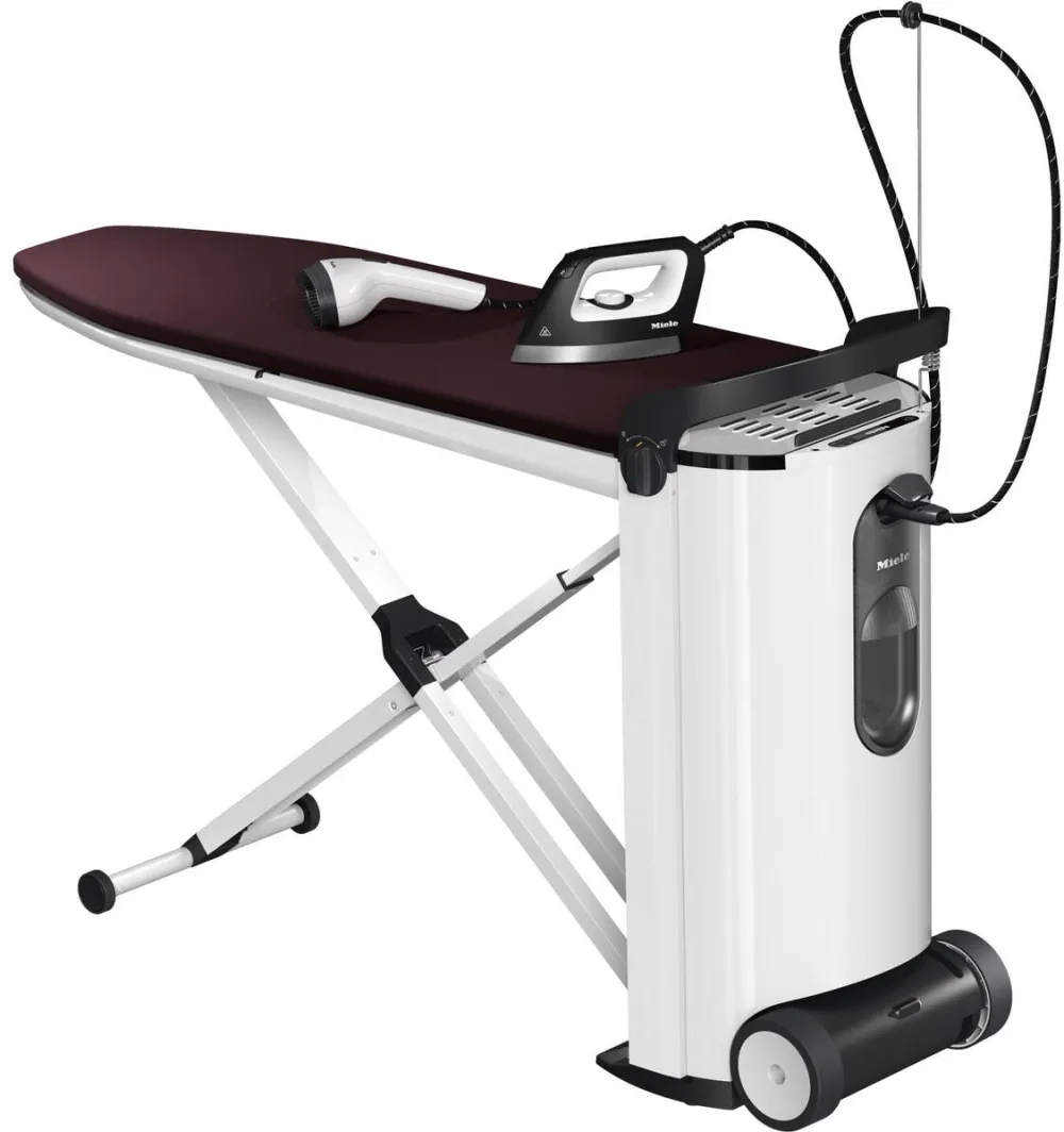 MIELE Sistem de calcare cu aburi FashionMaster B 4847, afisaj, steamer, alb/ visiniu