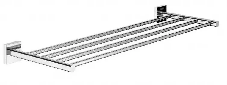 Roca Suport prosop Cubica A816825001, montare pe perete, 610 x 200 mm, metal, Crom