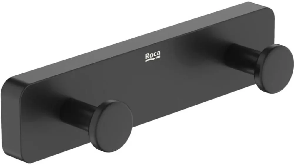 Roca Cuier dublu halat de baie, Sonata, matt black