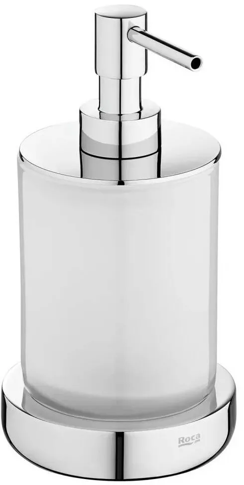 Roca Dozator sapun Tempo A817026001, pe blat, 160 ml, sticla/metal, Crom