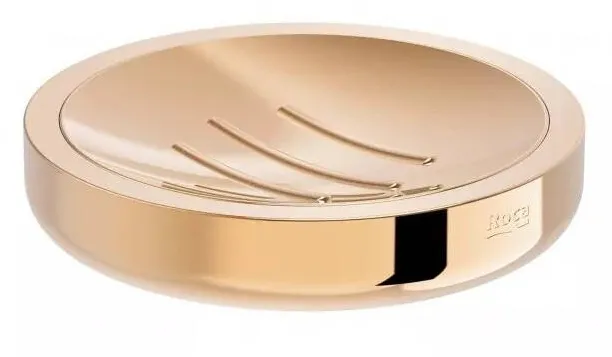 Roca Savoniera Tempo A817024RG0, pe blat, metal, lucios, Rose gold