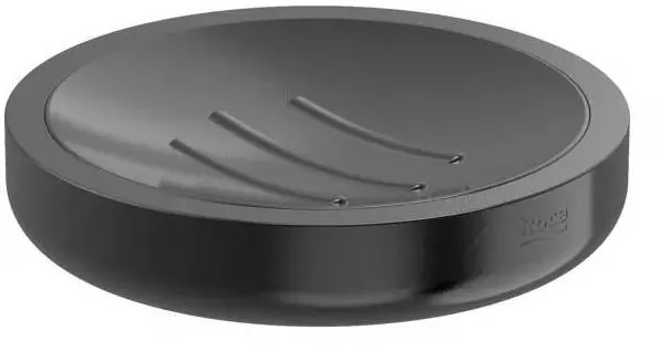 Roca Savoniera Tempo A817024NM0, pe blat, metal, mat, Negru titan