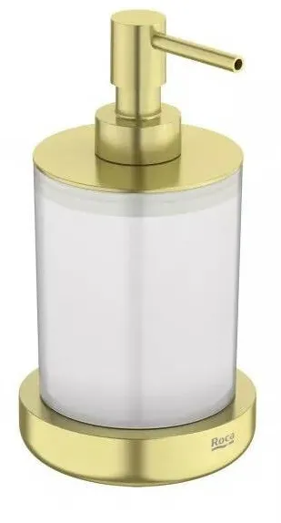 Roca Dozator baie Tempo A817026VA0, pe blat, 300 ml, metal/sticla, mat, Alama