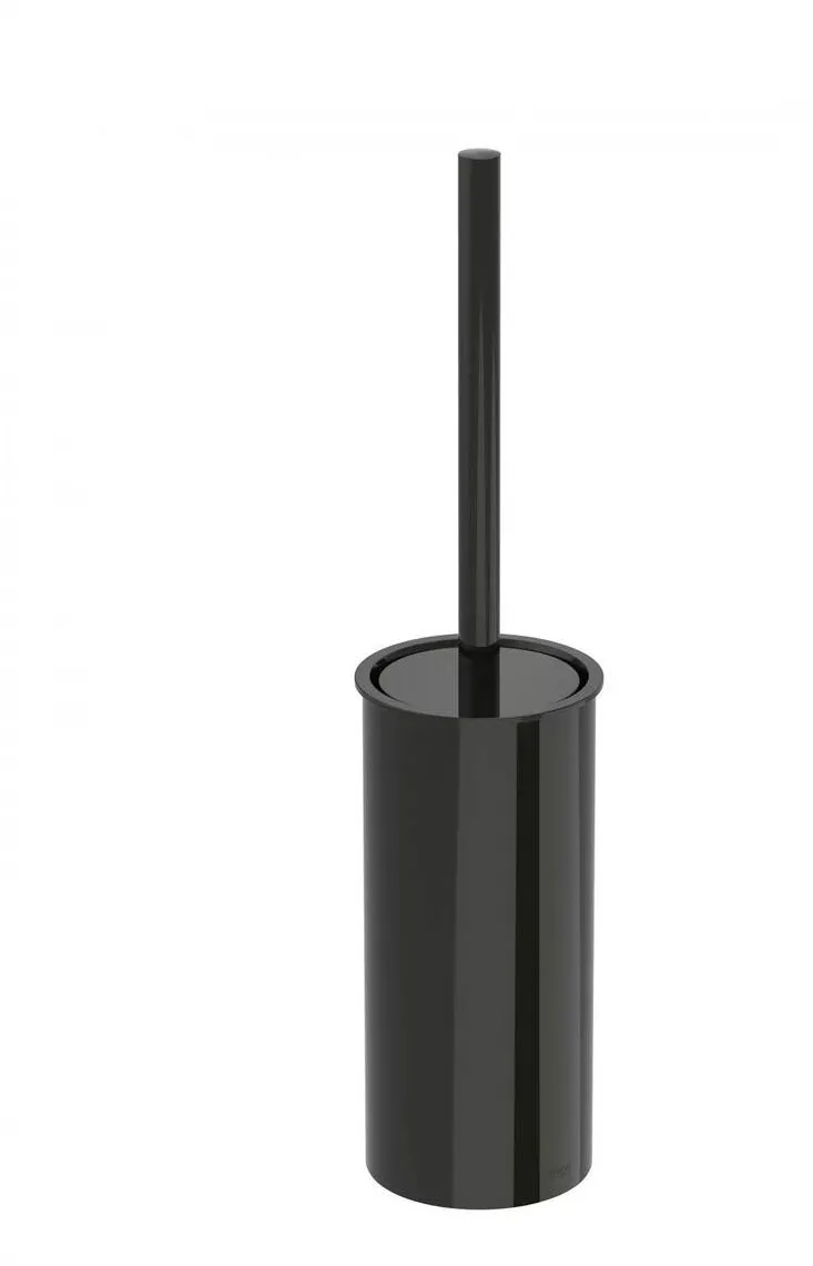 Roca Perie WC Tempo A817038CN0, pe podea, metal/plastic, lucios, Negru titan