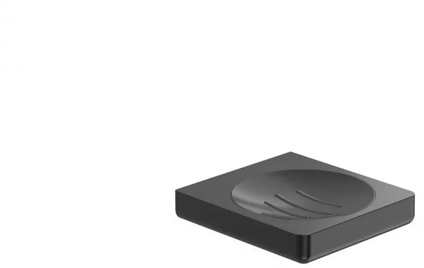 Roca Savoniera Tempo A817023NM0, montare pe perete, metal, mat, Negru titan