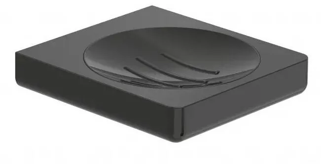 Roca Savoniera Tempo A817023CN0, montare pe perete, metal, lucios, Negru titan