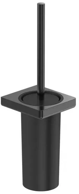Roca Perie WC Tempo A817036NM0, montare pe perete, metal/plastic, mat, Negru titan