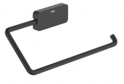 Roca Inel prosop Sonata A817728NB0, montare pe perete, 208 mm, metal, mat, Negru