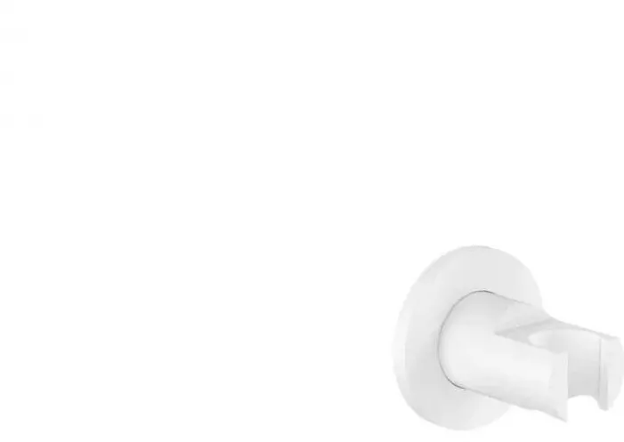 Roca Suport para dus Wall Round A5B1350B00, aparent, universal, mat, Alb