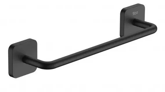 Roca Bara prosop Victoria A817882NB0, montare pe perete, 302 mm, metal, mat, Negru