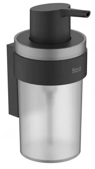 Roca Dozator baie Victoria A817892NB0, montare pe perete, 160 ml, plastic, mat, Negru