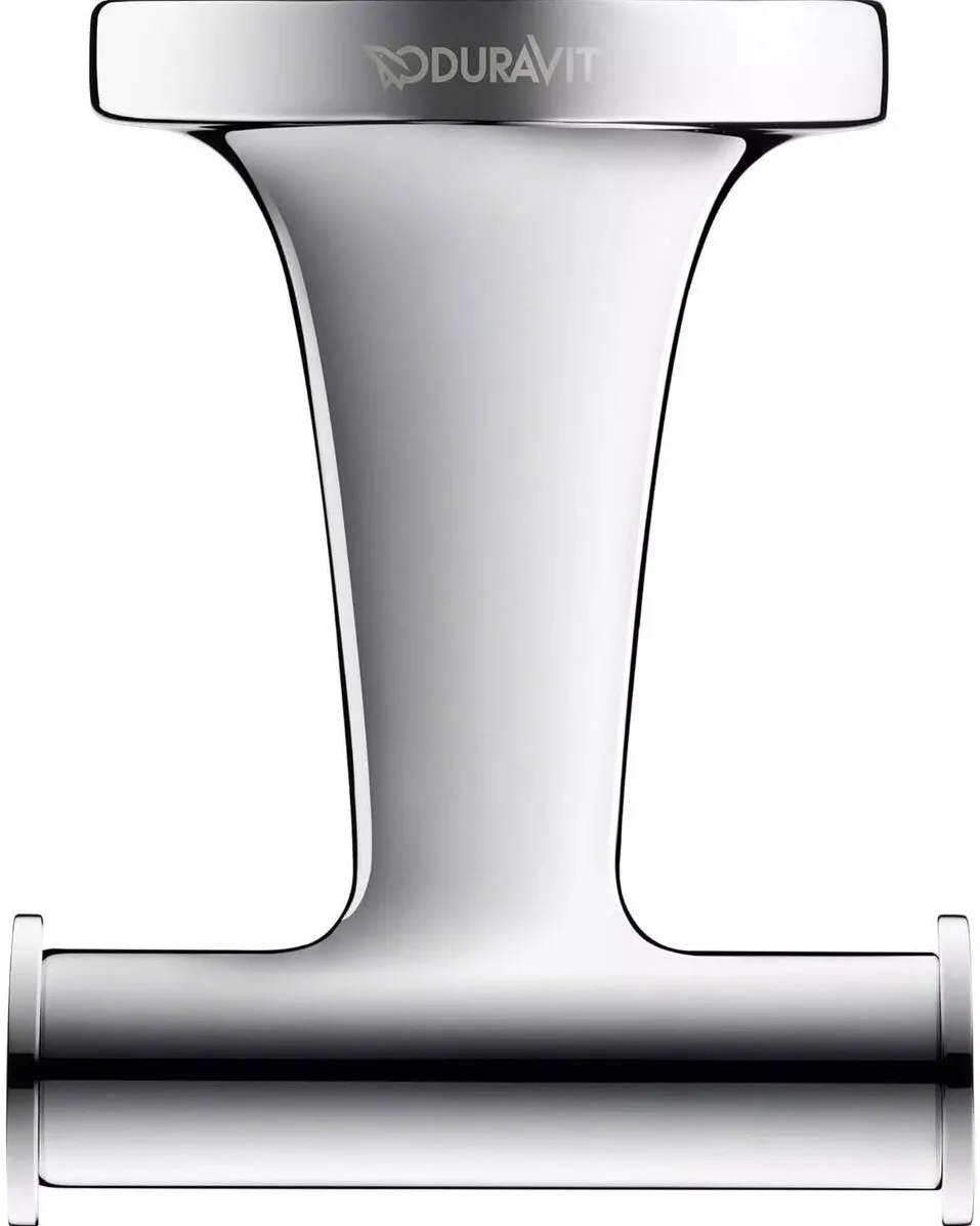 Duravit Agatatoare Starck T 0099301000, montare pe perete, metal, Crom lucios