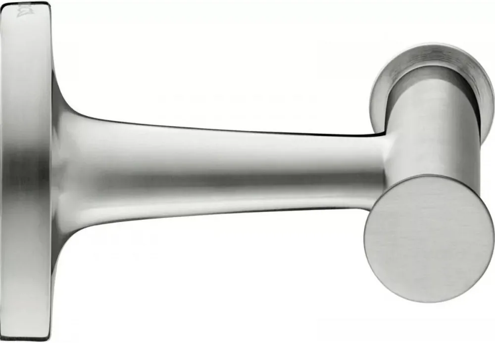 Duravit Agatatoare dubla Starck T 0099307000, montare pe perete, metal, Otel satinat