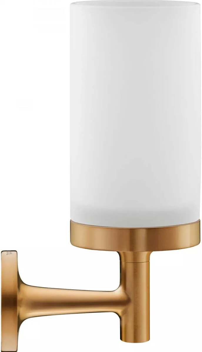 Duravit Pahar baie, 0099310400 montare pe perete, metal/sticla, bronz mat