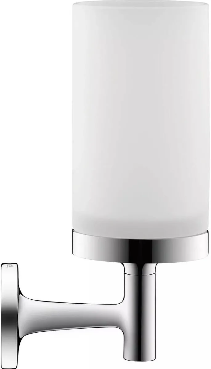 Duravit Pahar baie, 0099311000 montare pe perete, metal/sticla, crom lucios