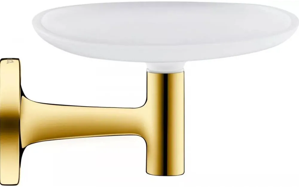 Duravit Savoniera Starck T 0099333400, montare pe perete, metal/sticla, Auriu lucios