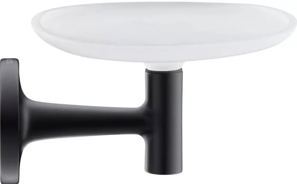 Duravit Savoniera Starck T 0099334600, montare pe perete, metal/sticla, Negru mat