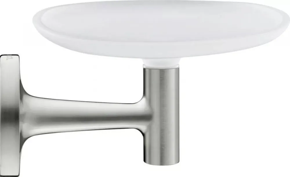 Duravit Savoniera Starck T 0099337000, montare pe perete, metal/sticla, Otel satinat