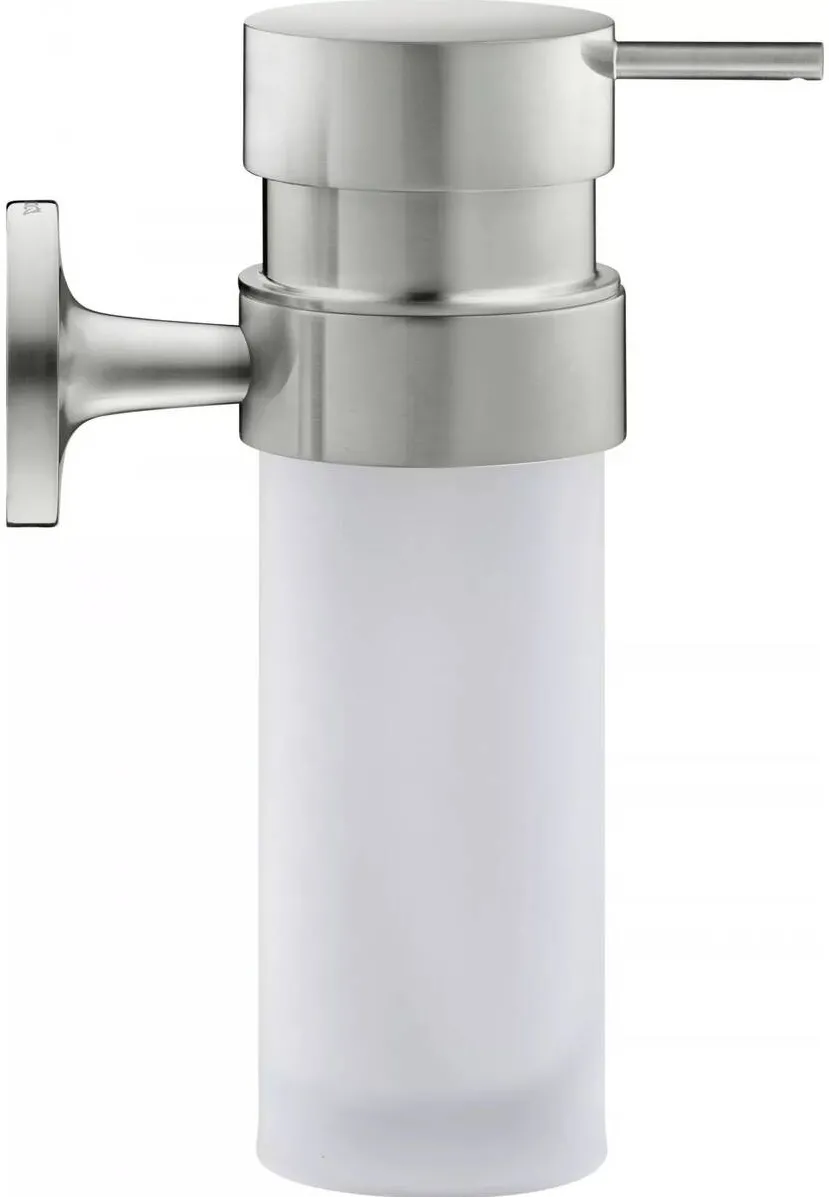 Duravit Dozator baie Starck T, 200 ml, metal/sticla, otel satinat, montare pe perete