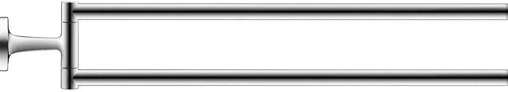 Duravit Bara prosop Starck T 0099411000, montare pe perete, 470 mm, metal, Crom lucios
