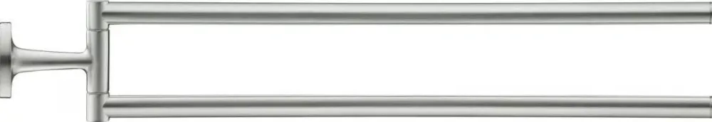 Duravit Suport prosoape, pivotant, otel satinat, 470 mm
