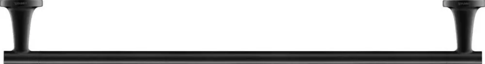 Duravit Bara prosop Starck T 0099424600, montare pe perete, 600 mm, metal, Negru mat