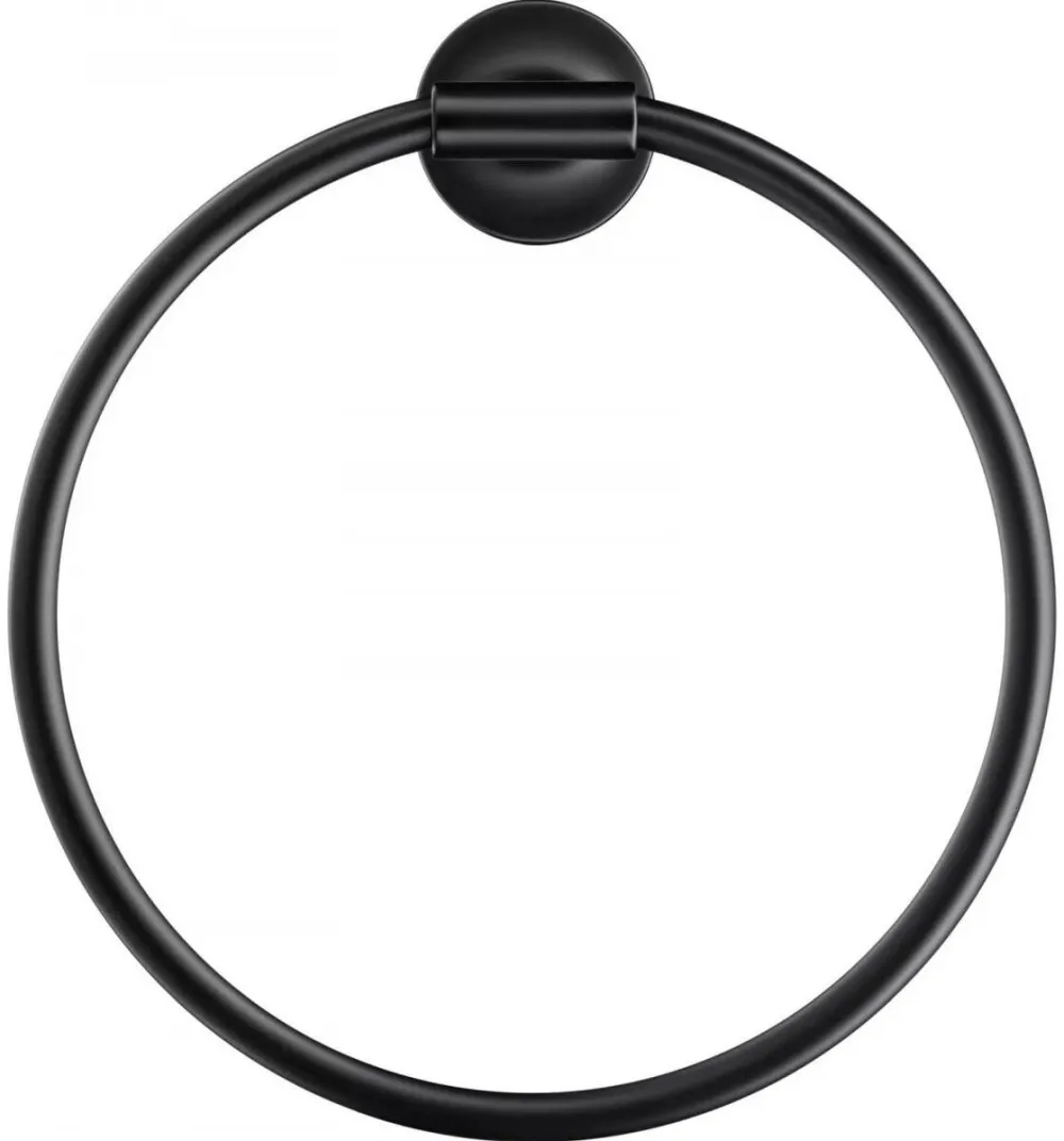 Duravit Suport prosop, Stack, metal, negru mat, 210 mm