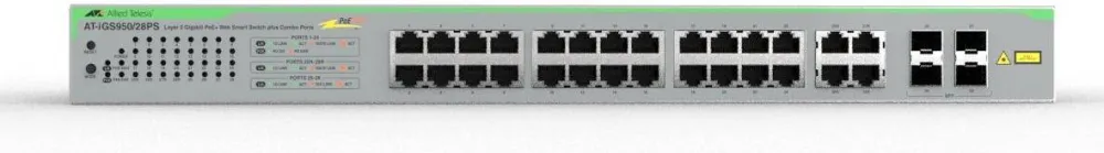 Switch Allied NET 28PORT 1000T POE+/AT-IGS950/28PS-950 ALLIED