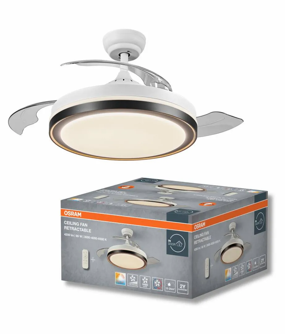 Osram CEILING FAN RETRACTABLE 1070 66W WTOSRAM