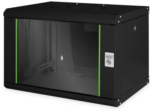 Accesoriu Retea Assmann 19inch Wall Cabinet 7HE SoHoline RAL7005 black without tray