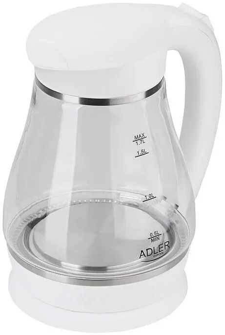 Adler Fierbator electric  AD 1274 2200W 1.7l, Alb