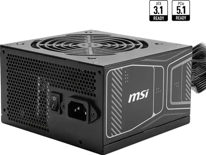 Sursa PC MSI MAG A750GN PCIE5, 750W, ATX 3.1, 80 PLUS GOLD, Negru